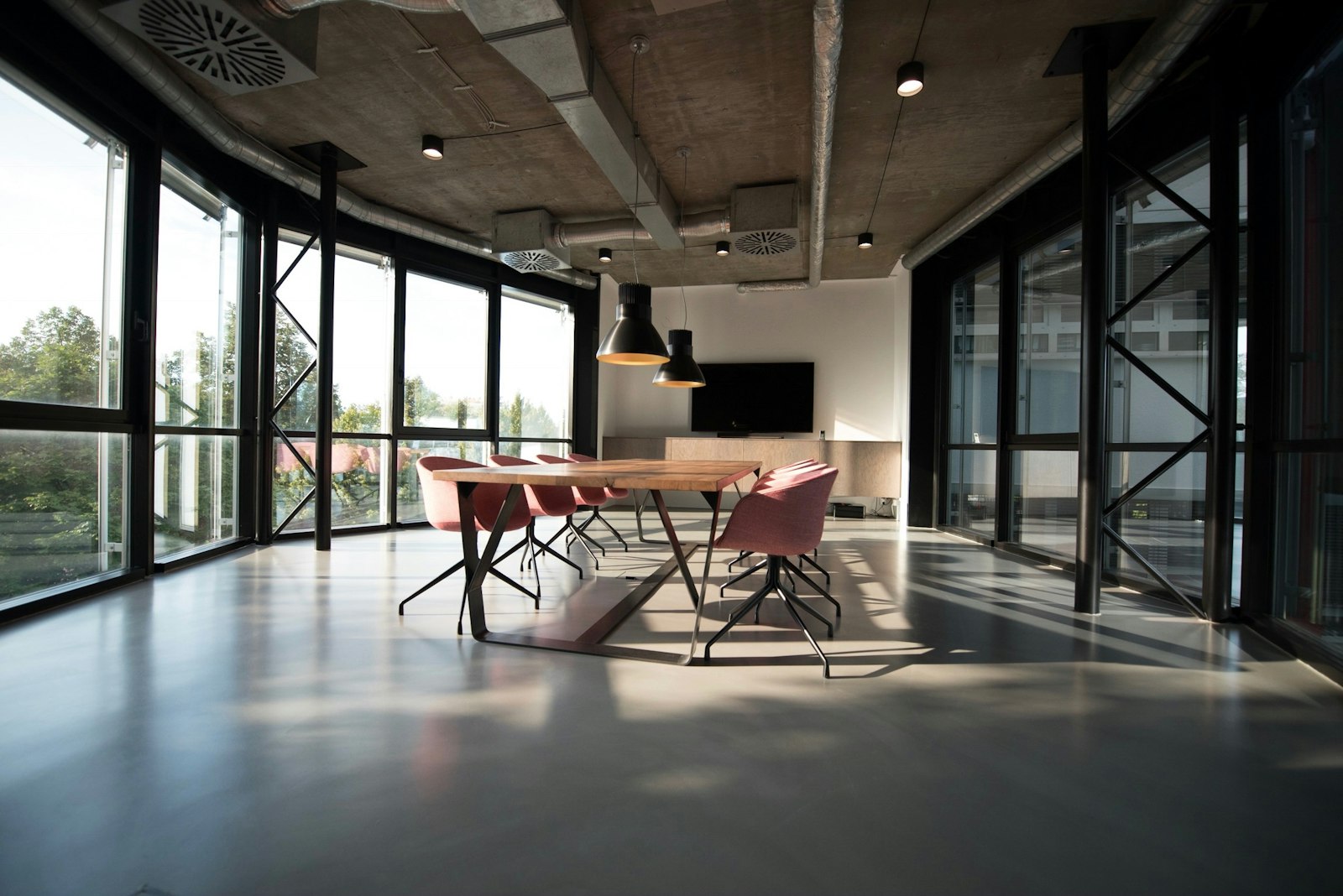 Quiet studio workspace at Probens